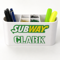Personalized Subway Desk Organizer