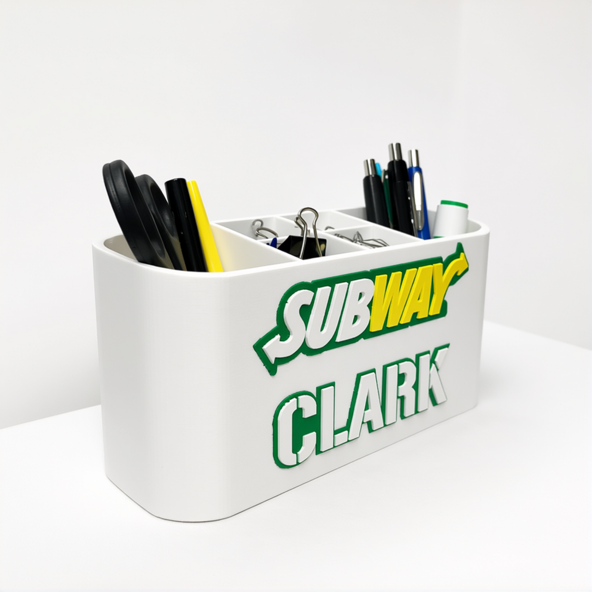 Personalized Subway Desk Organizer