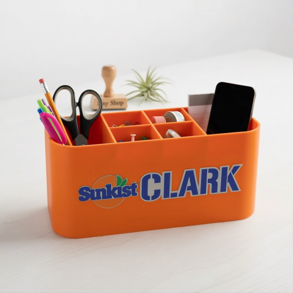 Personalized Sunkist Desk Organizer