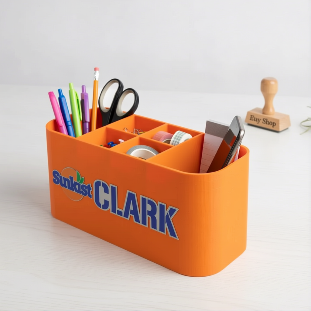 Personalized Sunkist Desk Organizer
