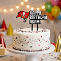 Tampa Bay Buccaneers Cake Topper
