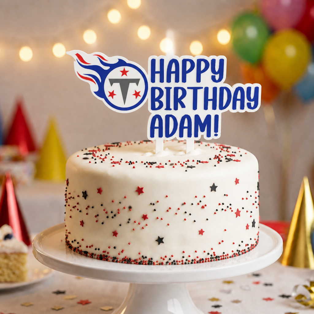 Tennessee Titans Cake Topper