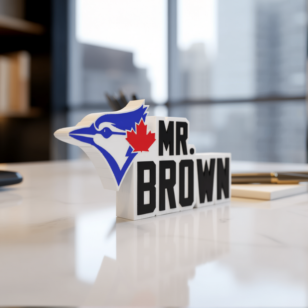 Toronto Blue Jays Desk Name Plate