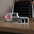 Personalized Toronto Raptors Basketball Desk Name Plate