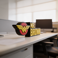 Personalized Wonder Woman Desk Name Plate