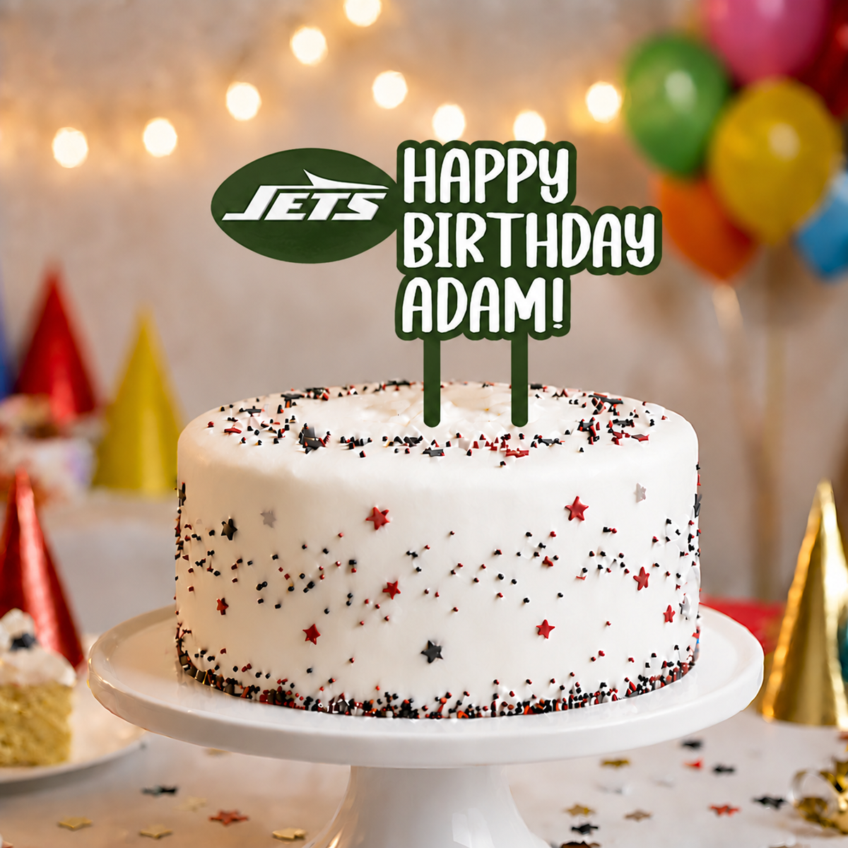 New York Jets Cake Topper
