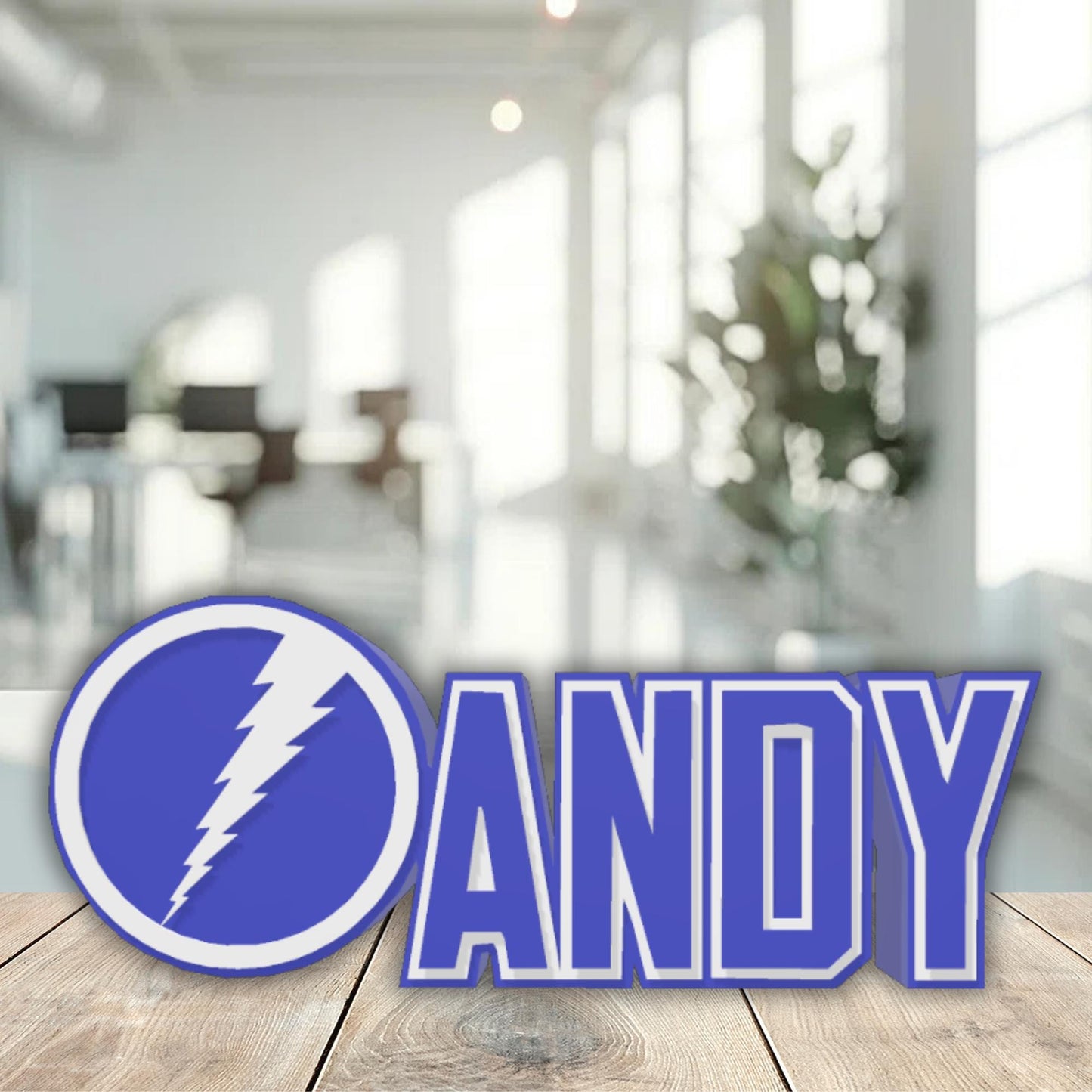 Quick Silver Desk Name Plate, Teacher Nameplate, Boss Lady Gift