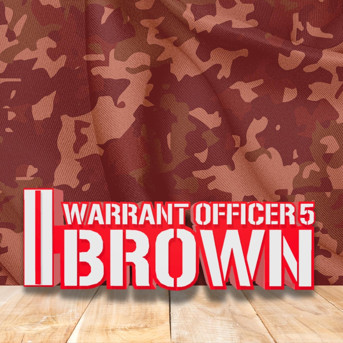 Personalized Chief Warrant Officer 5 Desk Name Plate, CWO5 Desk Plaque, USMC Promotion Gift