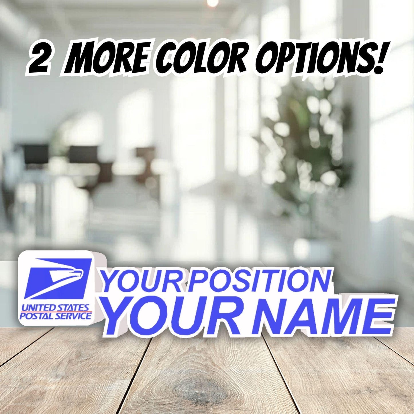 Personalized USPS Desk Name Plate, New Job Gifts, Boss Name Plaque, Office Decor