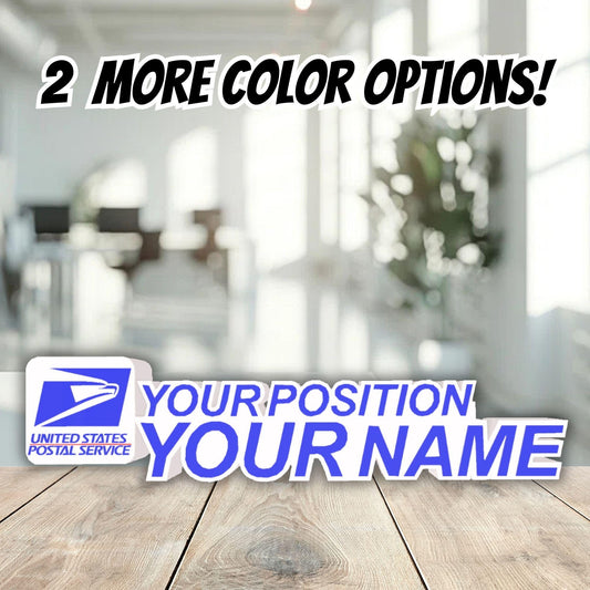 Personalized USPS Desk Name Plate, New Job Gifts, Boss Name Plaque, Office Decor