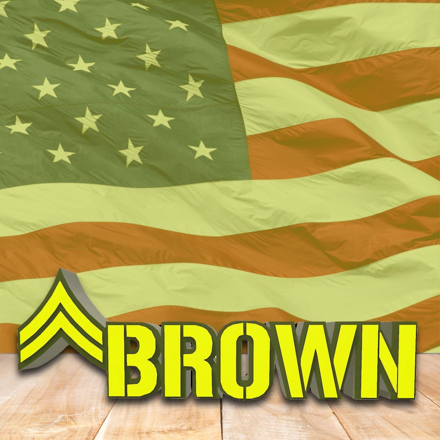 Army Corporal Rank Plaque, Personalized Corporal Desk Name Plate, CPL Gift, US Promotion