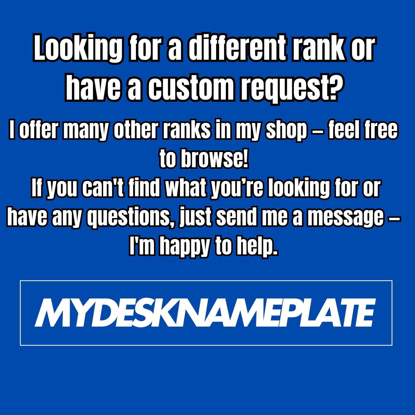 Personalized Senior Master Sergeant Rank Plaque, SMSgt Desk Name Plate, USAF Promotion Gift