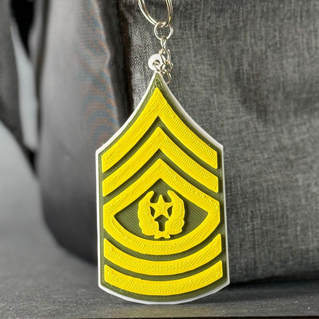 Personalized Command Sergeant Major Keychain