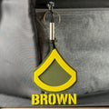 Personalized Private First Class Keychain