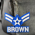 Personalized A1C Keychain, Airman First Class