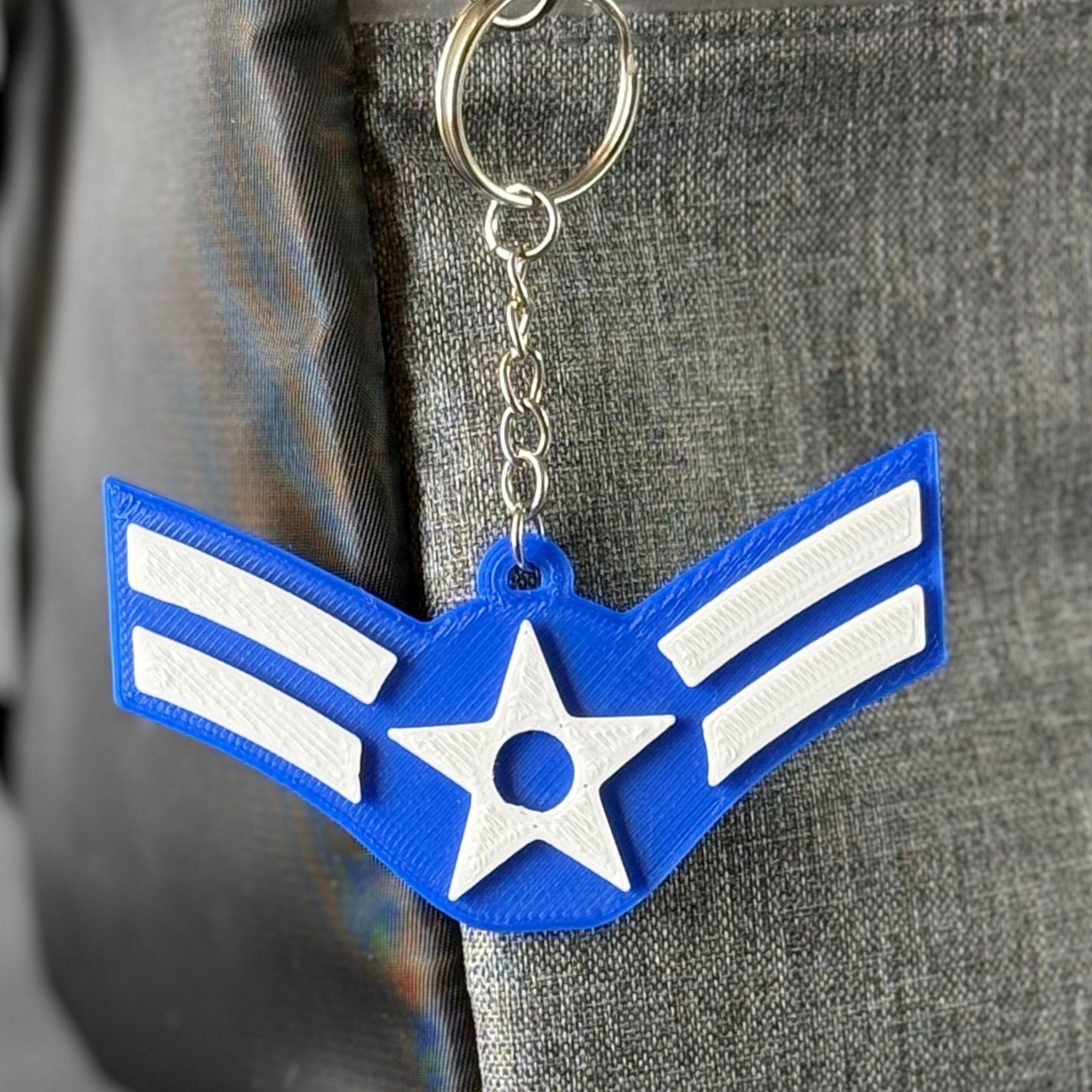 Personalized A1C Keychain, Airman First Class