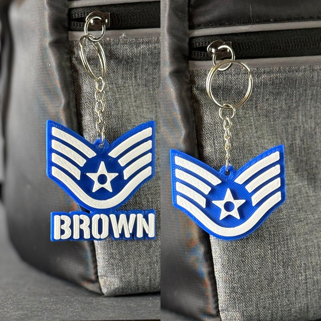 USAF Staff Sergeant Keychain