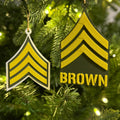 Personalized Army Sergeant Ornament