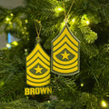 Personalized Army Sergeant Major Ornament