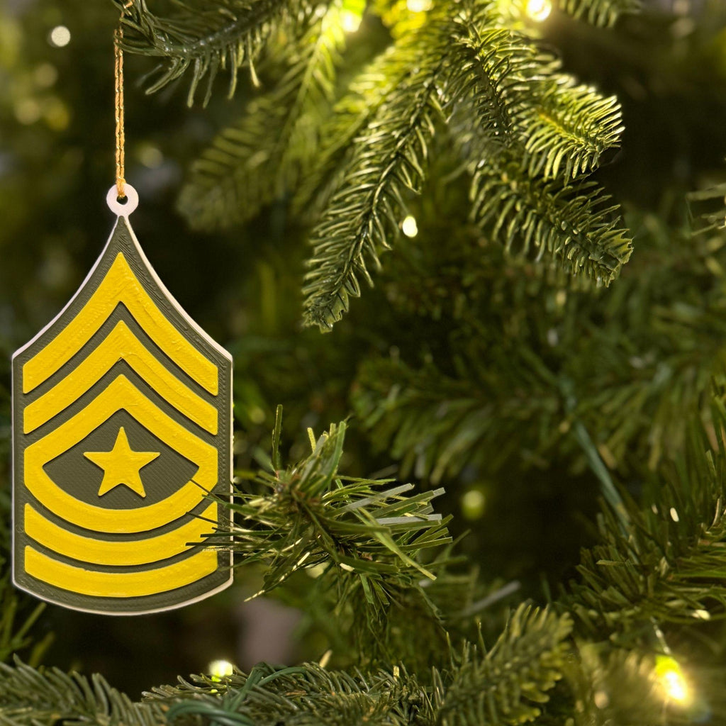 Personalized Army Sergeant Major Ornament