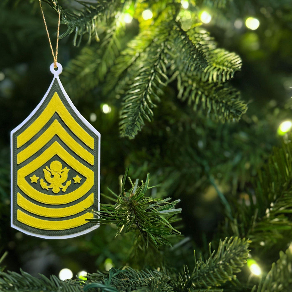 Personalized Sergeant Major of the Army Ornaments