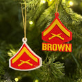 Personalized Marines Lance Corporal Ornament