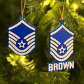 Personalized Air Force Master Sergeant Ornament