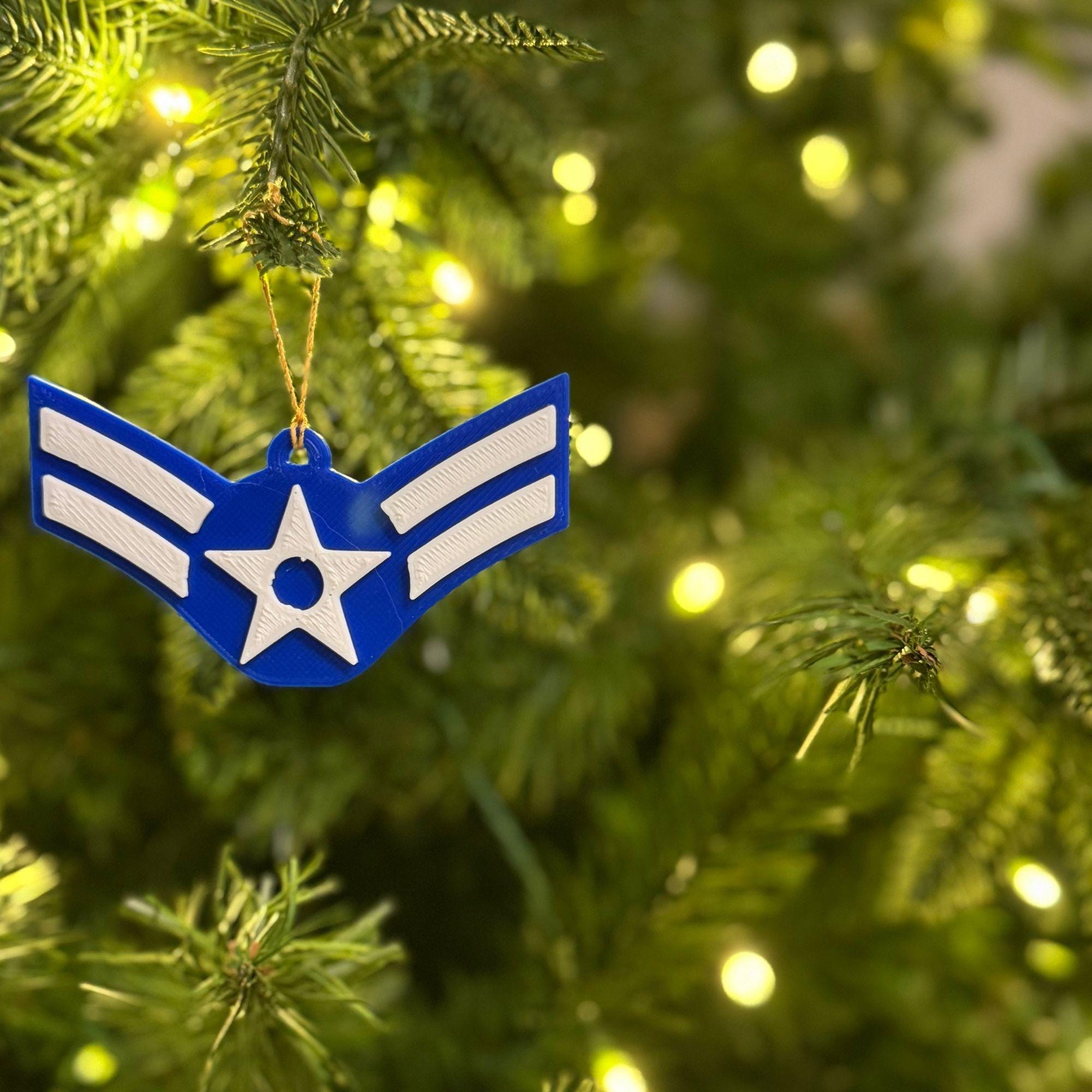 Personalized Air Force Airman First Class Ornament