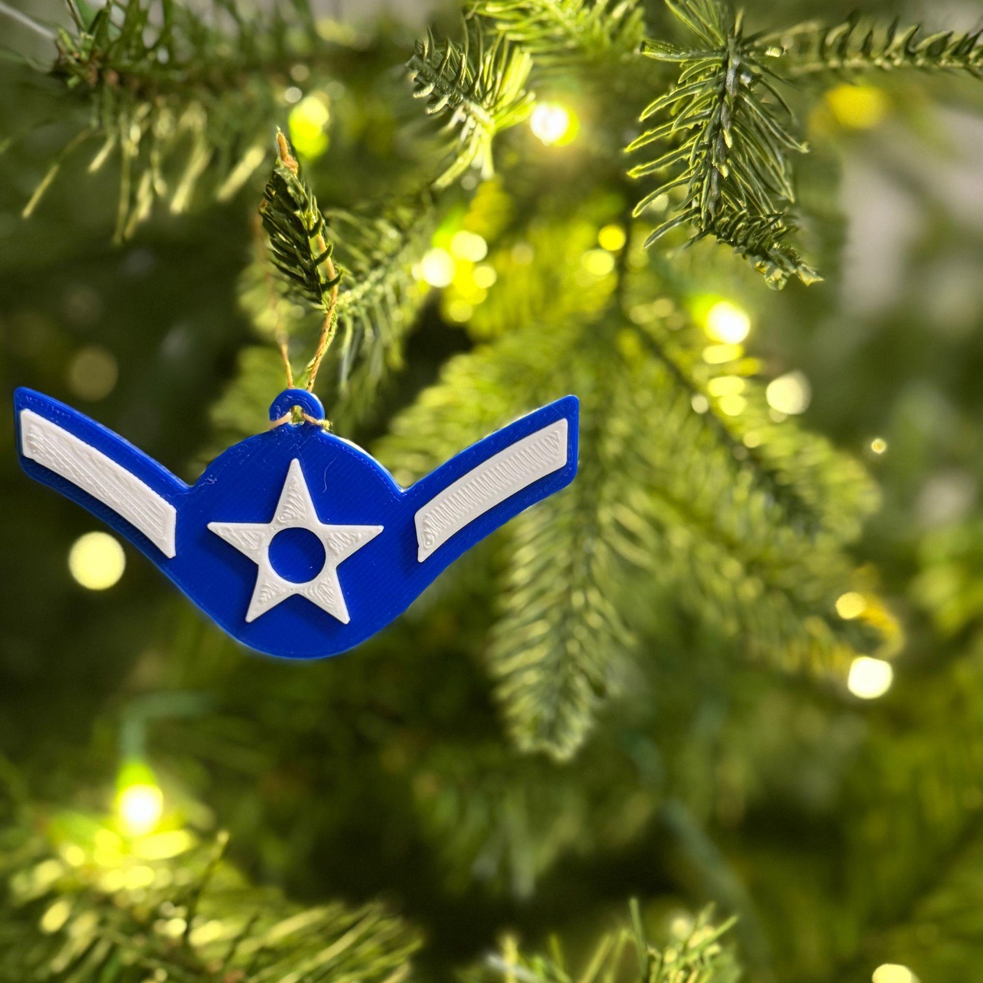 Personalized Air force Airman Ornament