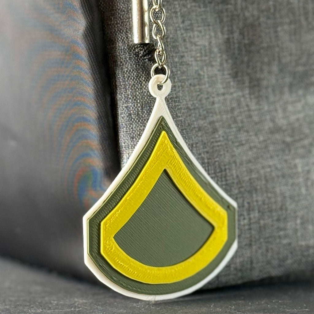 Personalized Private First Class Keychain