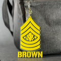 Personalized Sergeant Major of the Army Keychain
