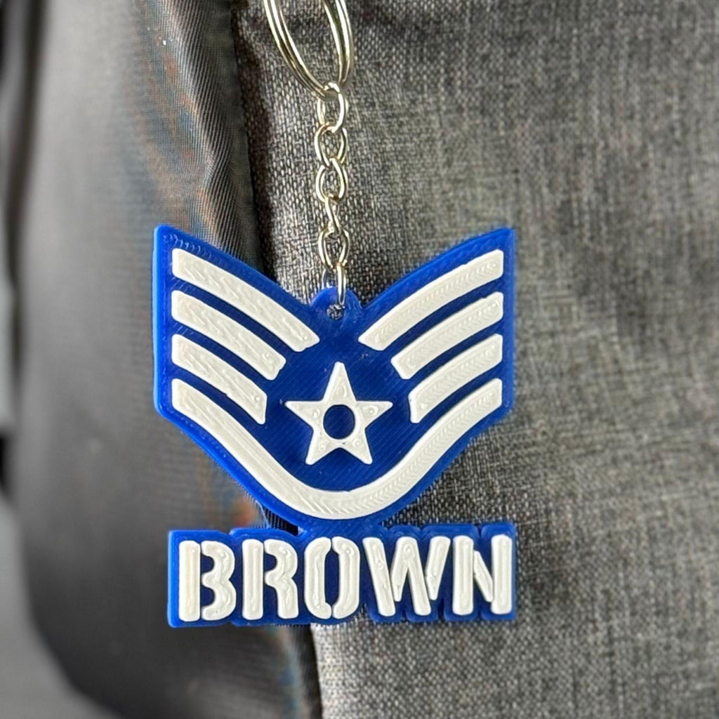 USAF Staff Sergeant Keychain