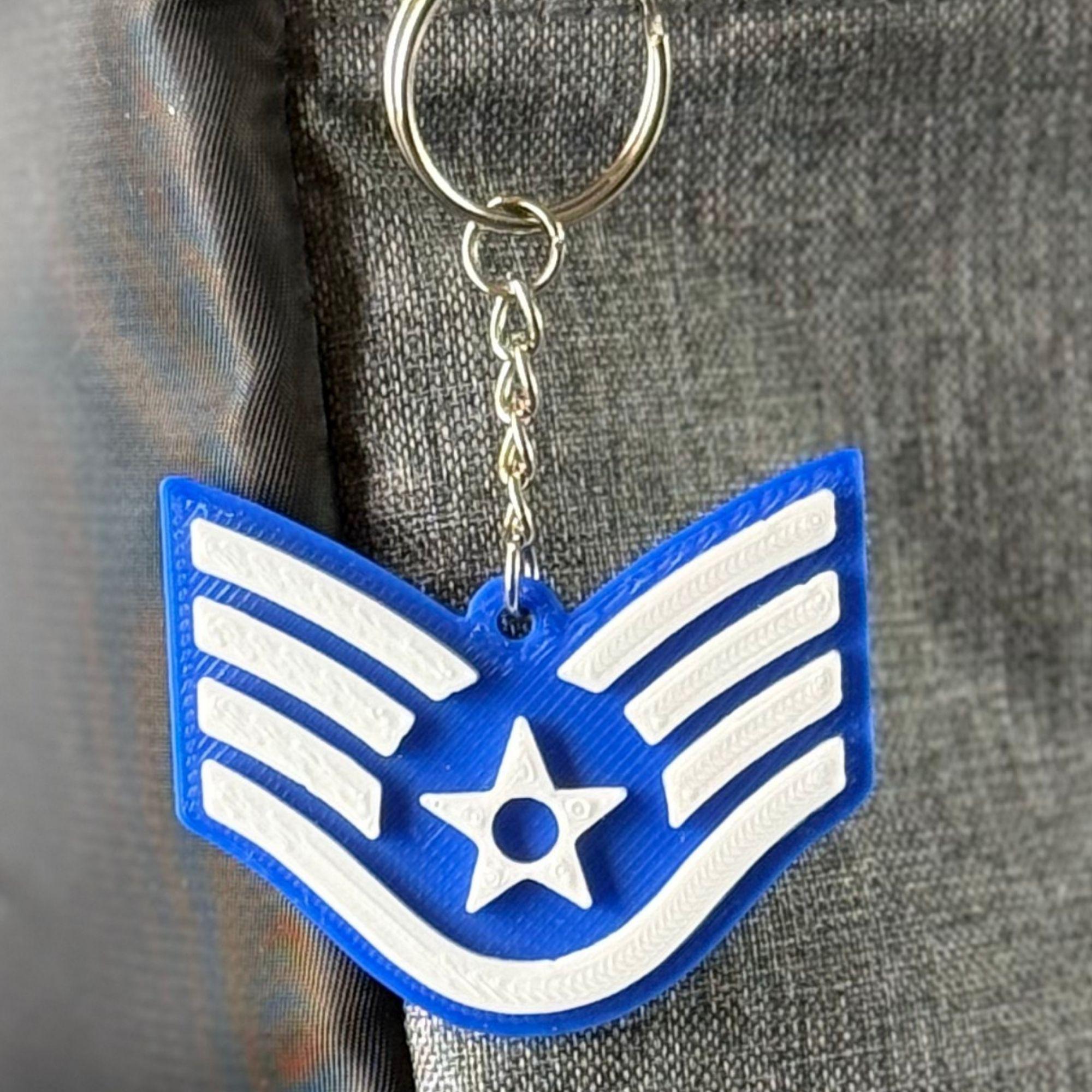 USAF Staff Sergeant Keychain