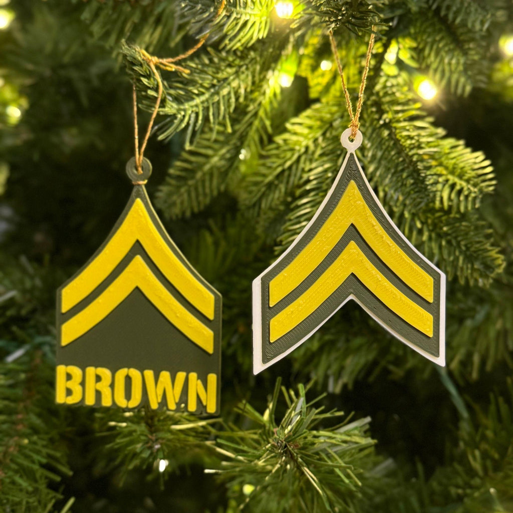 Personalized Army Corporal Ornament