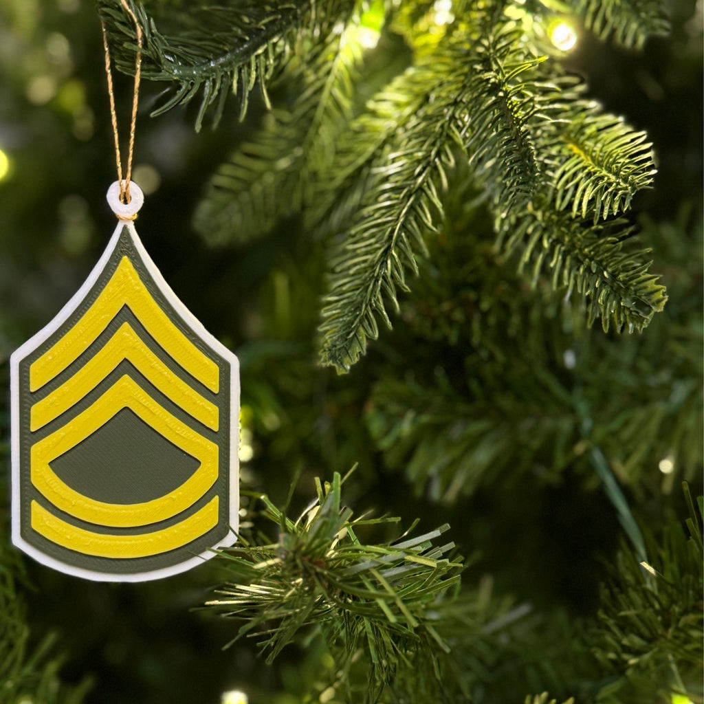Personalized ARMY First Sergeant Ornament