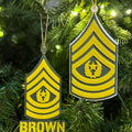 Personalized Army Command Sergeant Major Ornament