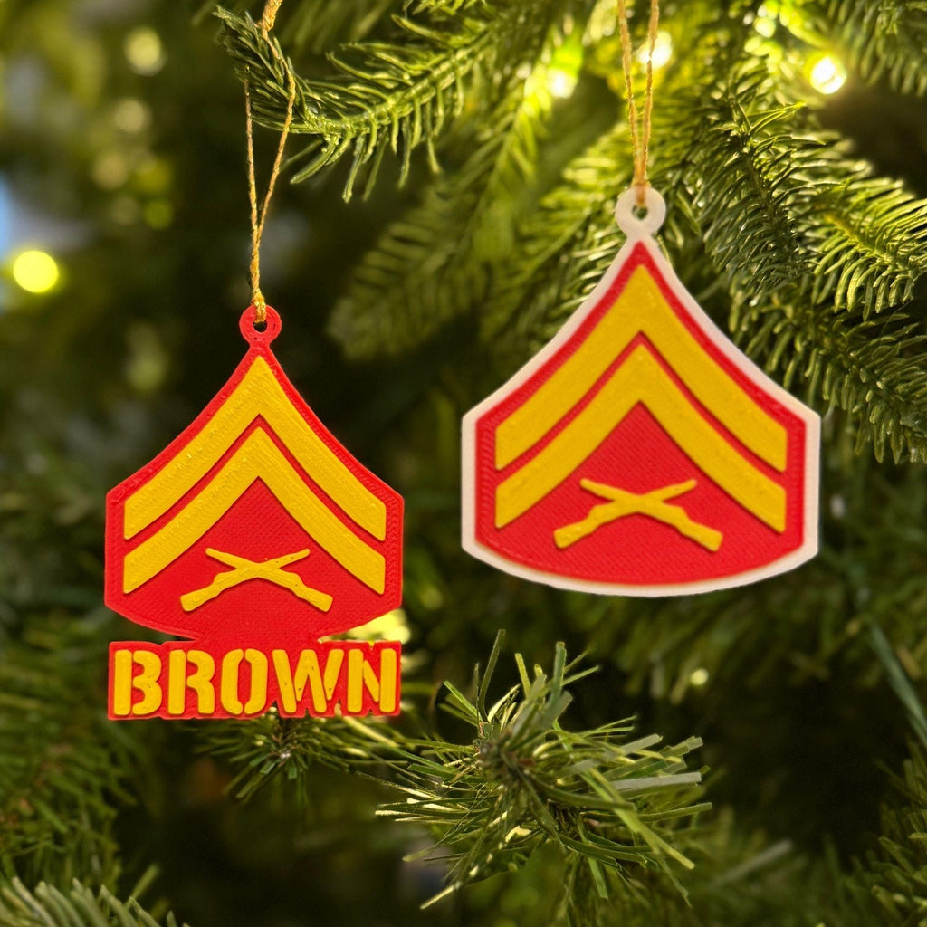Personalized Marines Corporal Ornament