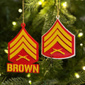 Personalized Marines Sergeant Ornament