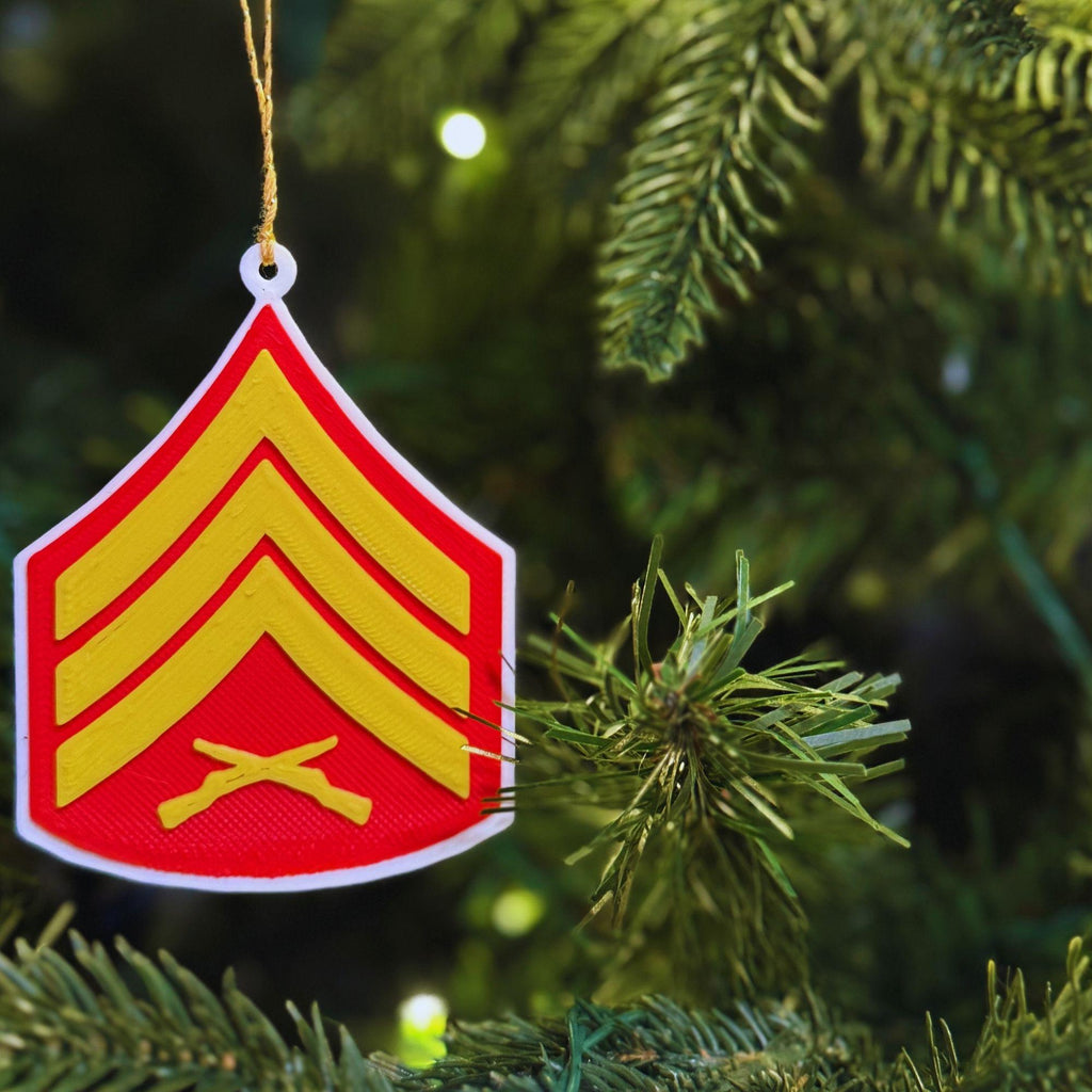 Personalized Marines Sergeant Ornament