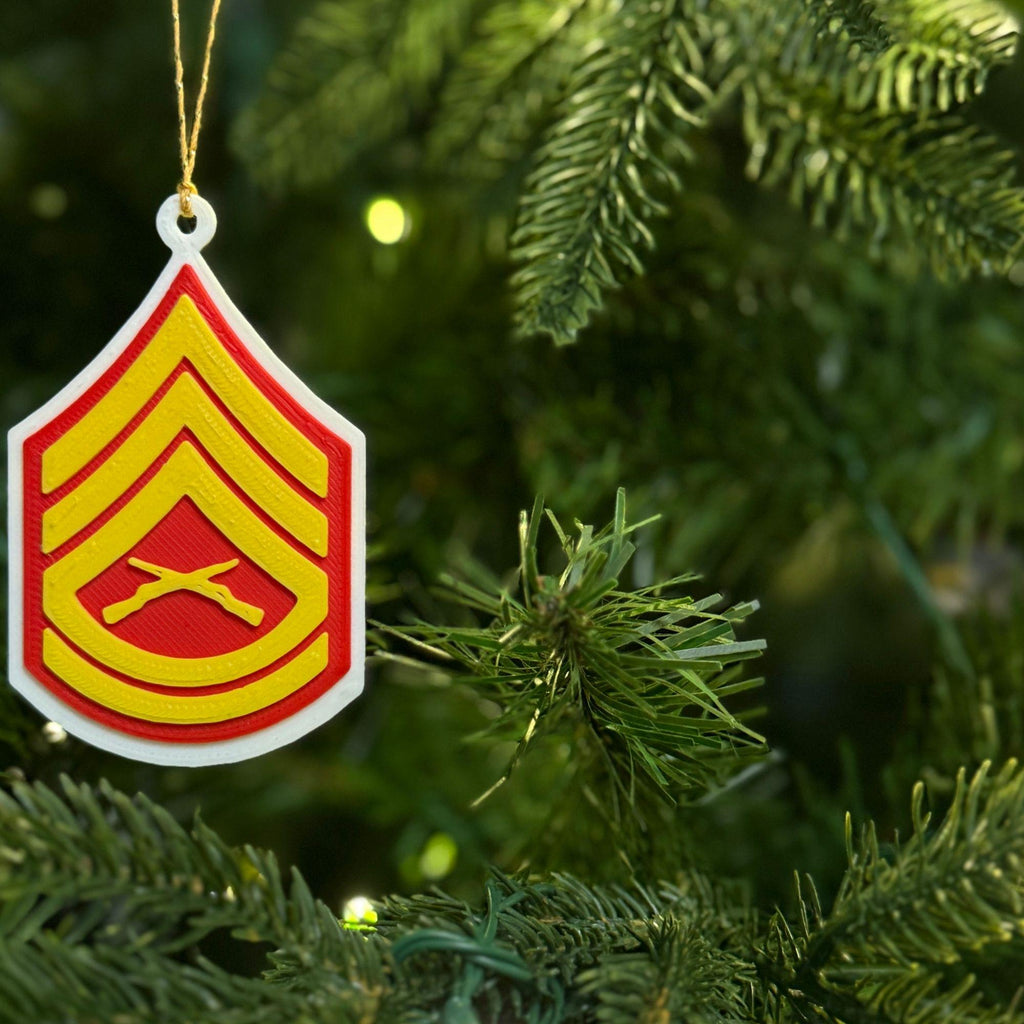 Personalized Marines Gunnery Sergeant Ornament