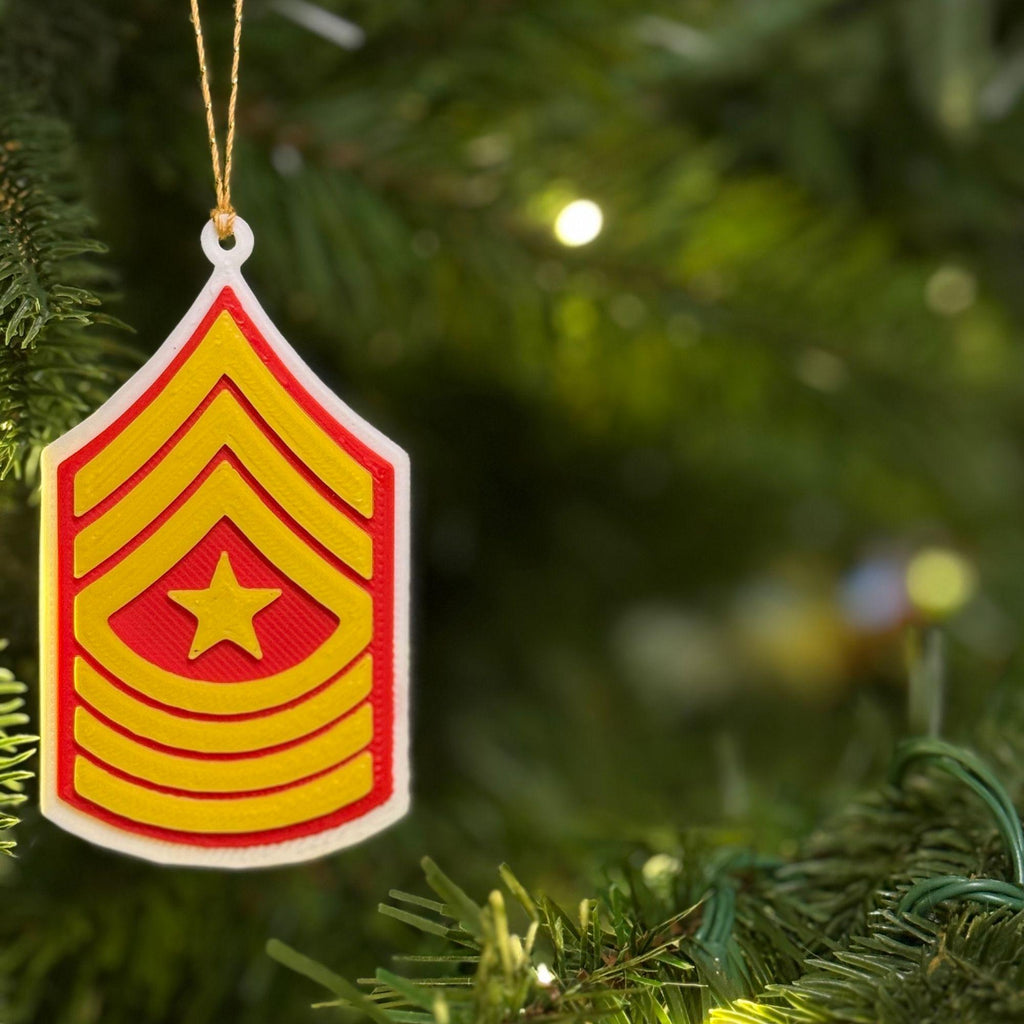 Personalized Marines Sergeant Major Ornament