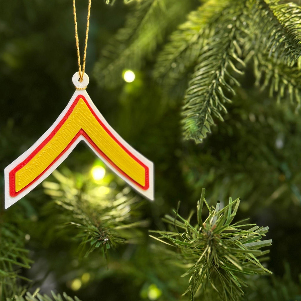 Personalized Marines Private First Class Ornament