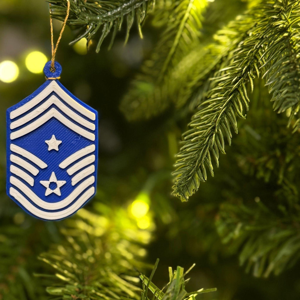 Personalized Air Force Command Chief Master Sergeant Ornament