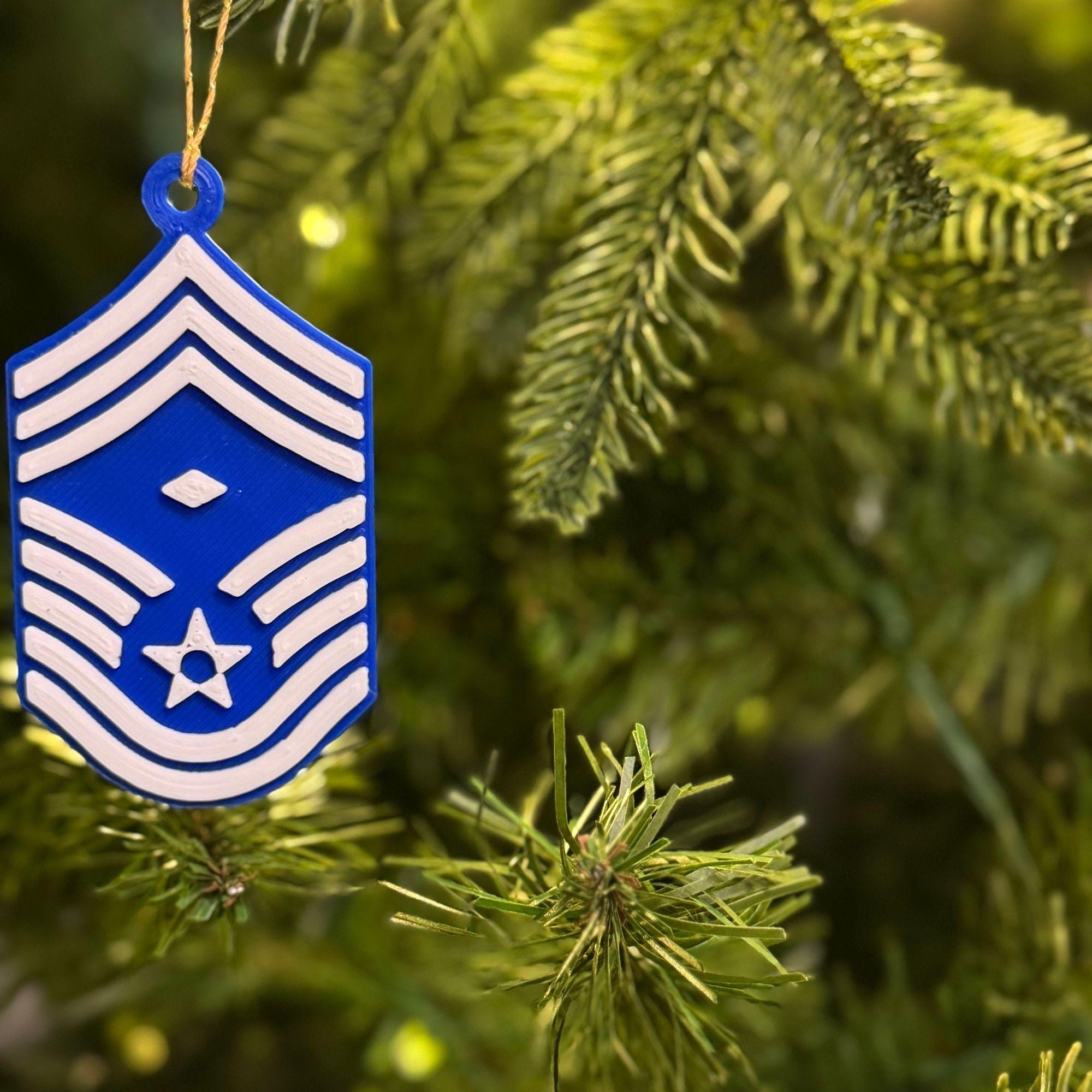 Personalized Air force First Sergeant E9 Ornament