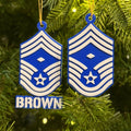 Personalized Air force First Sergeant E9 Ornament