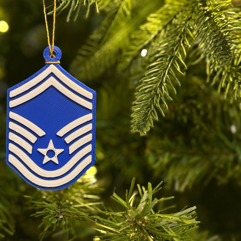 Personalized Air Force Senior Master Sergeant Ornament