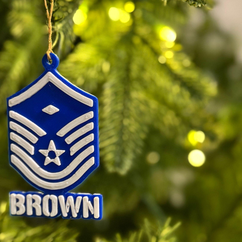 Personalized Air Force First Sergeant 1stSgt Ornament