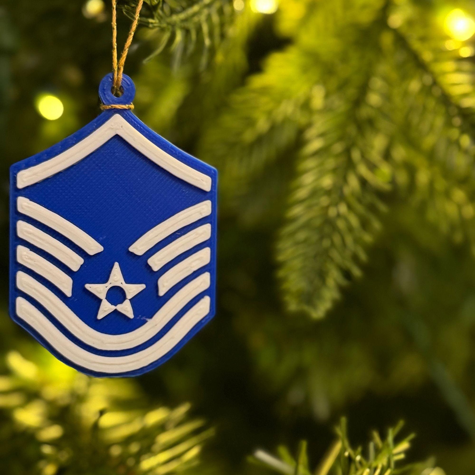 Personalized Air Force Master Sergeant Ornament