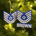 Personalized Air Force Technical Sergeant Ornament