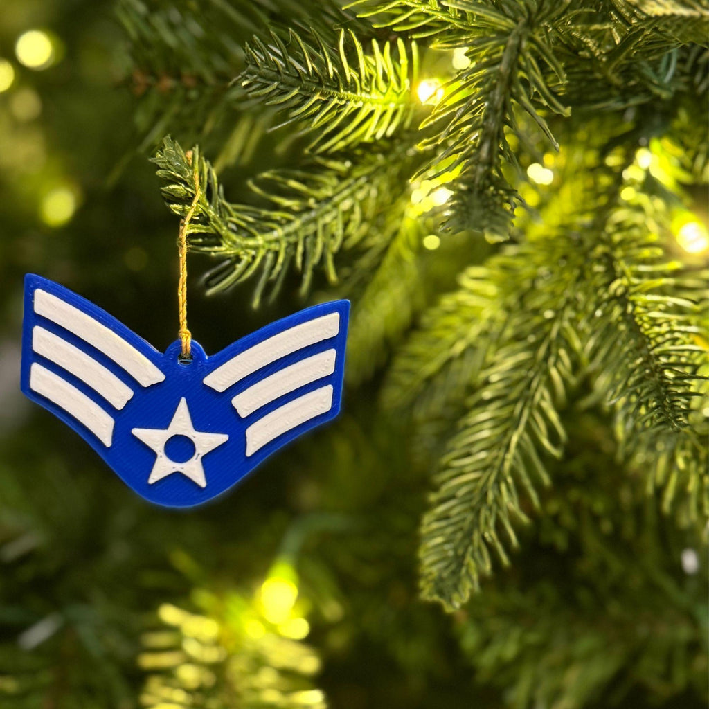 Personalized Air Force Senior Airman Ornament
